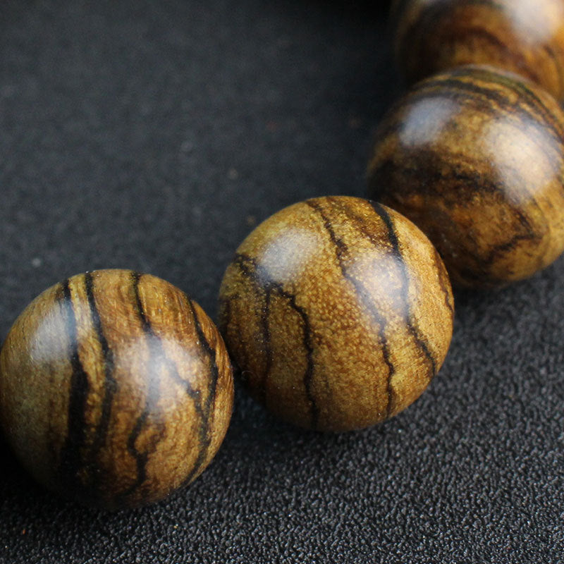 Agarwood Buddha Beads Bracelet