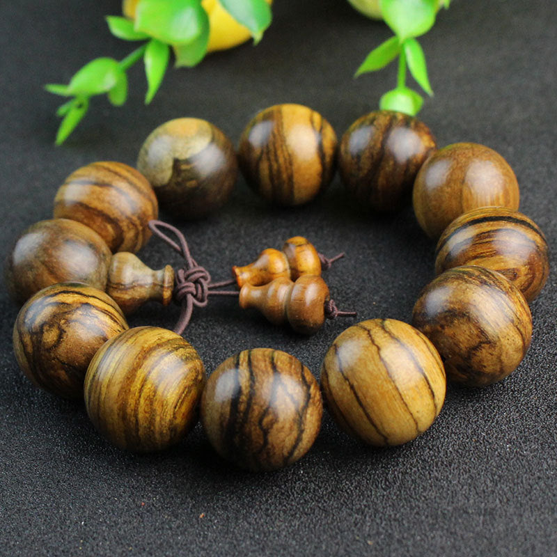Agarwood Buddha Beads Bracelet
