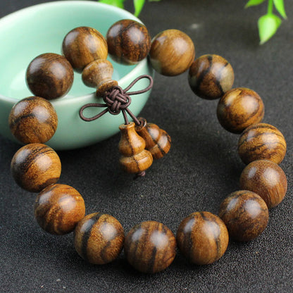 Agarwood Buddha Beads Bracelet