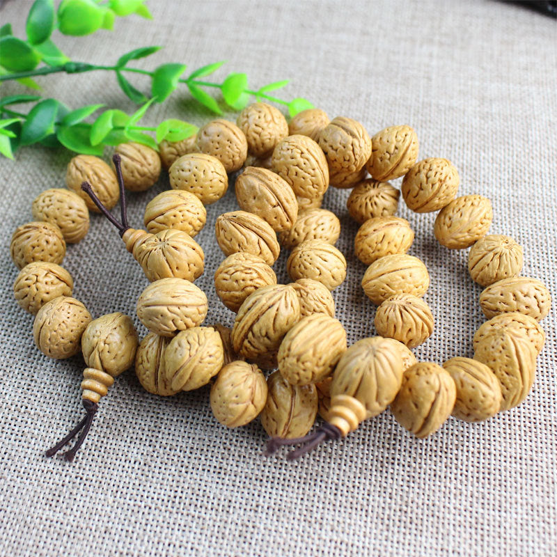 Peach Pit Buddhist Monk Bracelet