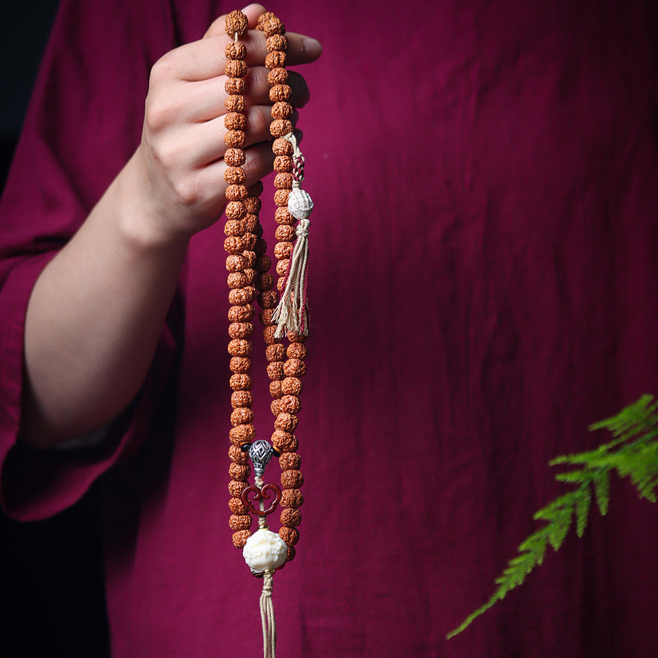 Nepal Small Seeds Rudraksha Mala Beads