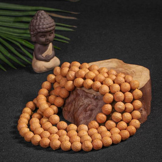 108 Phoenix Eye Buddhist Prayer Beads - Rudraksha Mala Jewelry