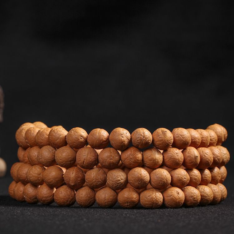 108 Phoenix Eye Buddhist Prayer Beads - Rudraksha Mala Jewelry