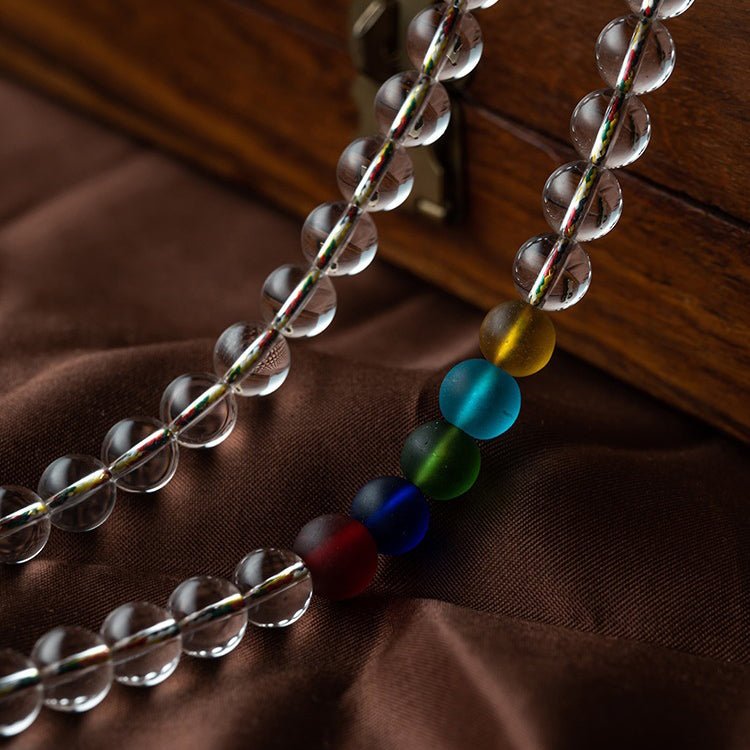 2024 New 108 Sphatik Mala Natural Gemstone - Rudraksha Mala Jewelry