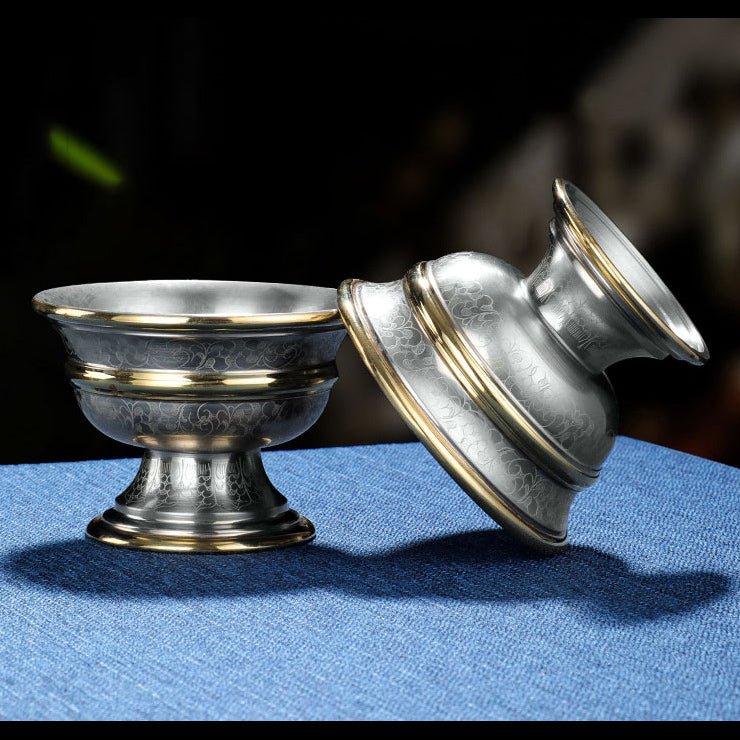 Bronze Eight Auspicious Offering Bowls
