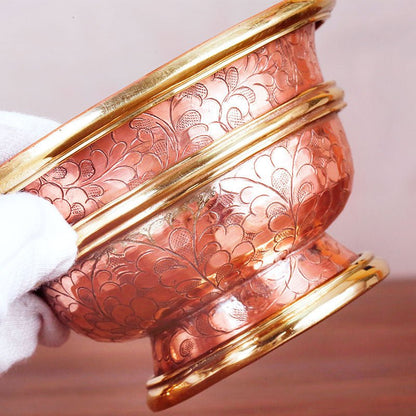 2024 New Nepal Copper Offering Bowl - Rudraksha Mala Jewelry