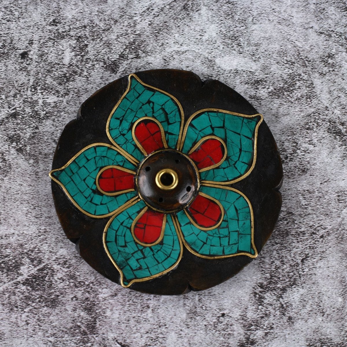 Nepal Handmade Full Copper Cone Incense Burner