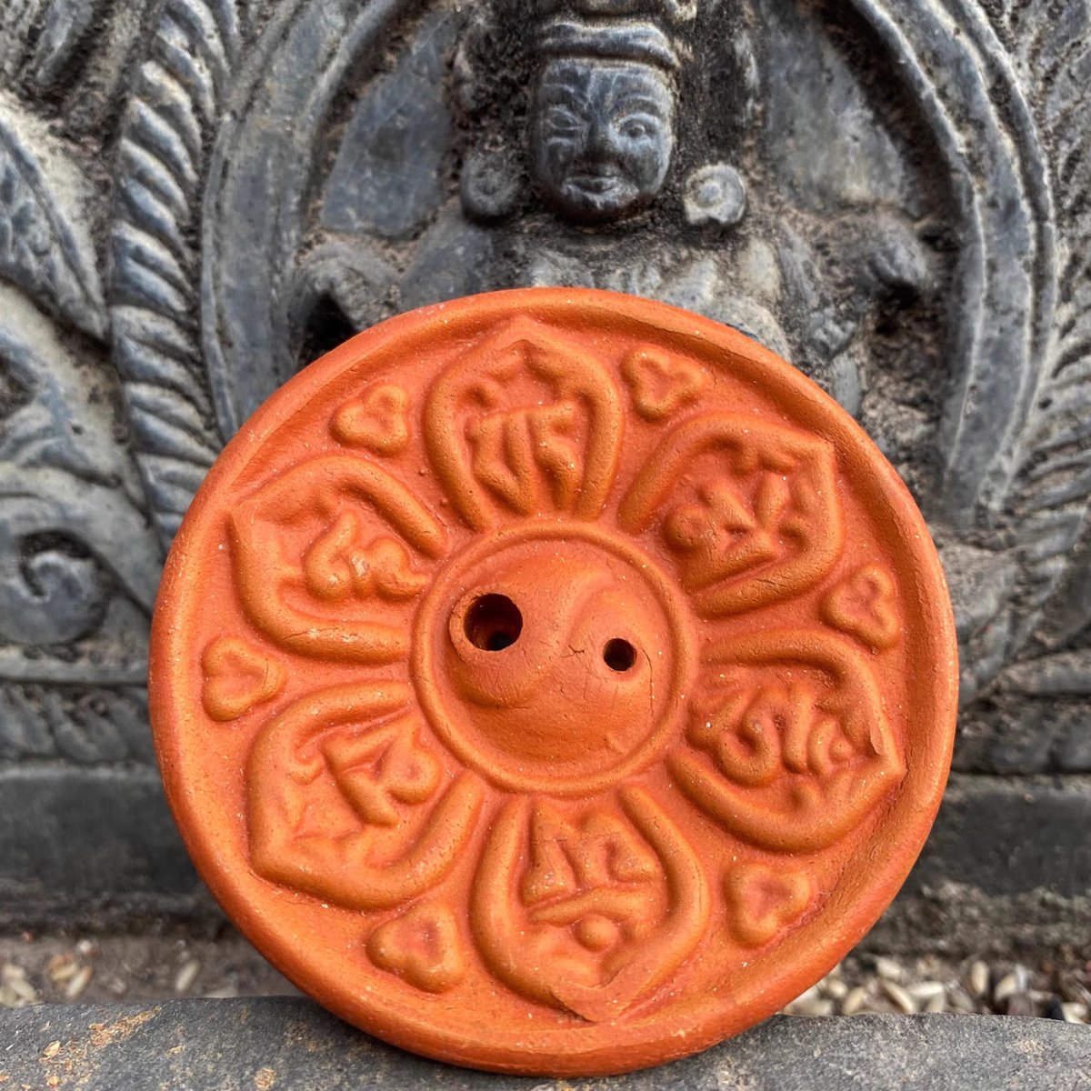 2024 New Nepal Om Ceramic Incense Burner Holder - Rudraksha Mala Jewelry