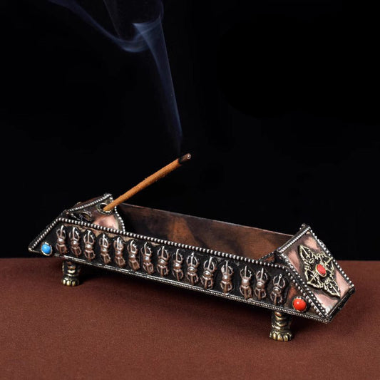 2024 New Tibetan Dorje Incense Burner - Rudraksha Mala Jewelry