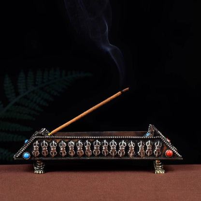 2024 New Tibetan Dorje Incense Burner - Rudraksha Mala Jewelry