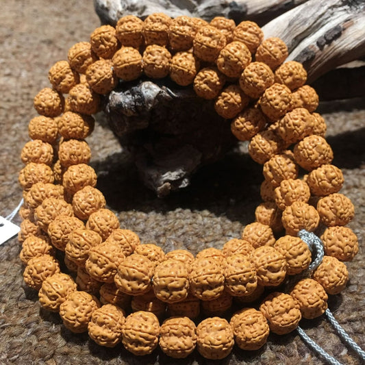 5 Mukhi Rudraksha Mala Beads - Rudraksha