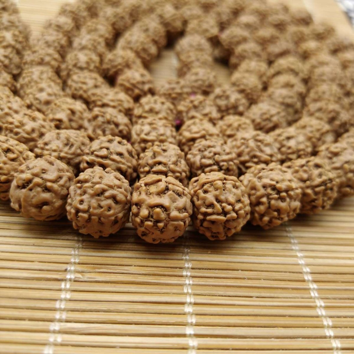 6 Mukhi Rudraksha Mala Beads - Rudraksha Mala Jewelry