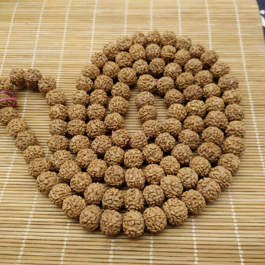 6 Mukhi Rudraksha Mala Beads - Rudraksha Mala Jewelry