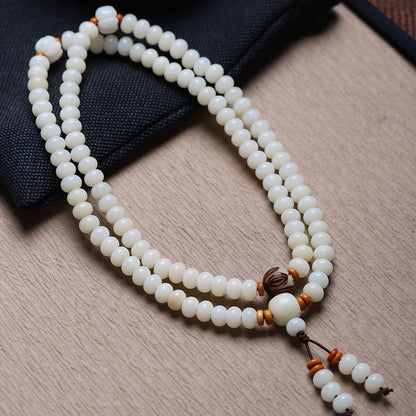 Bodhi Root Buddhist Beads - Rudraksha Mala Jewelry