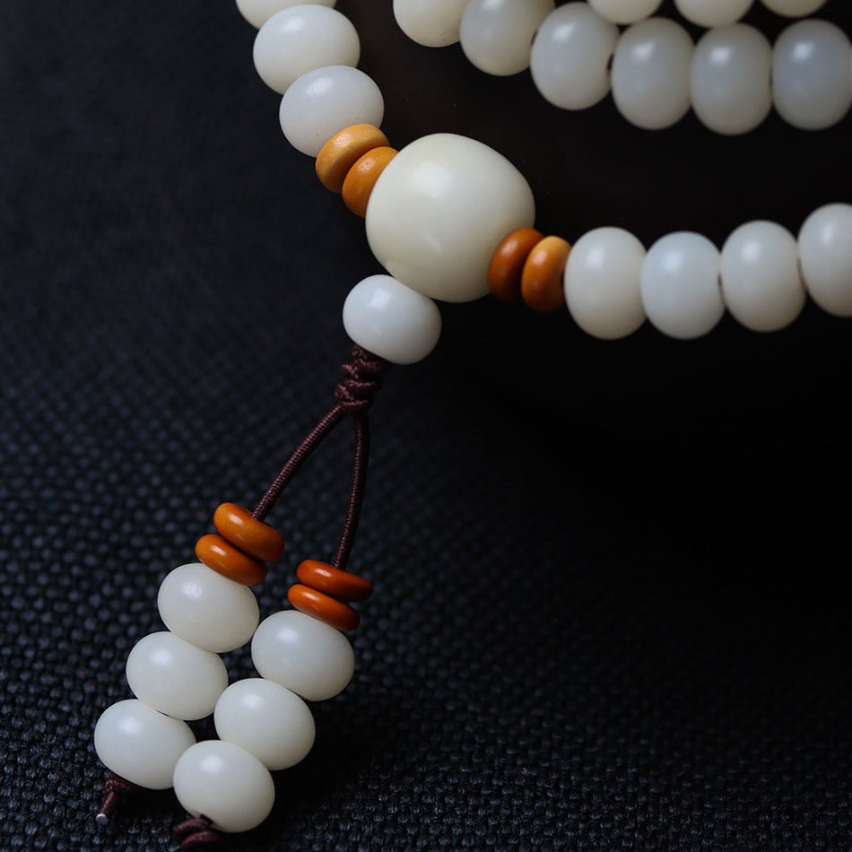 Bodhi Root Buddhist Beads - Rudraksha Mala Jewelry