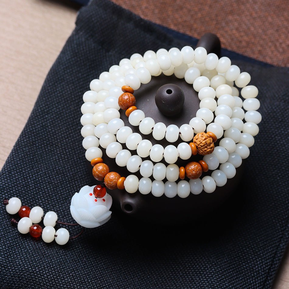 Bodhi Root Seed Bracelet - Rudraksha Mala Jewelry