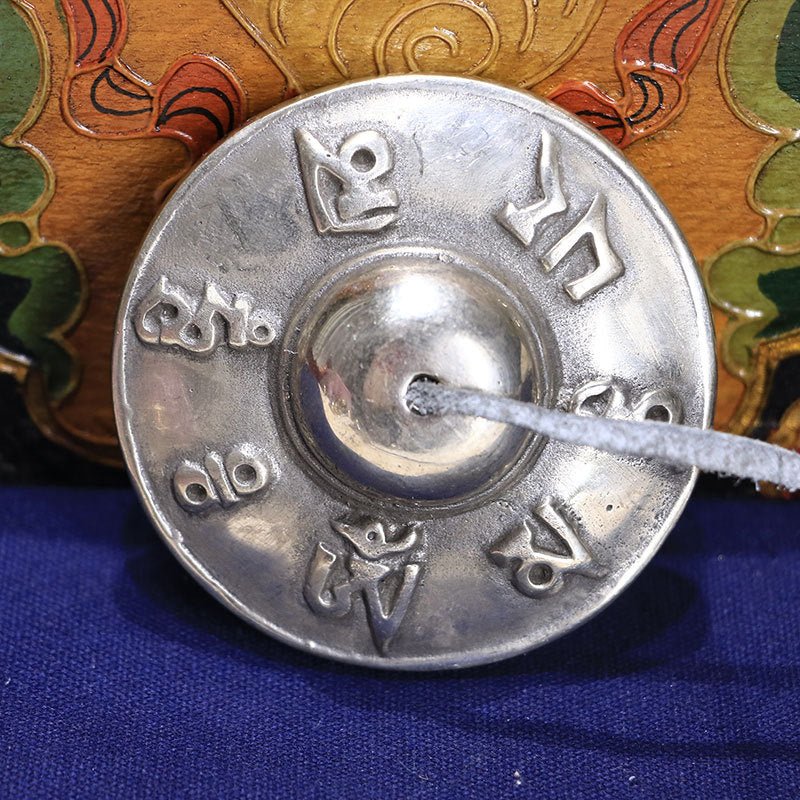 Cupronickel Tibetan Tingsha Bells - Rudraksha Mala Jewelry