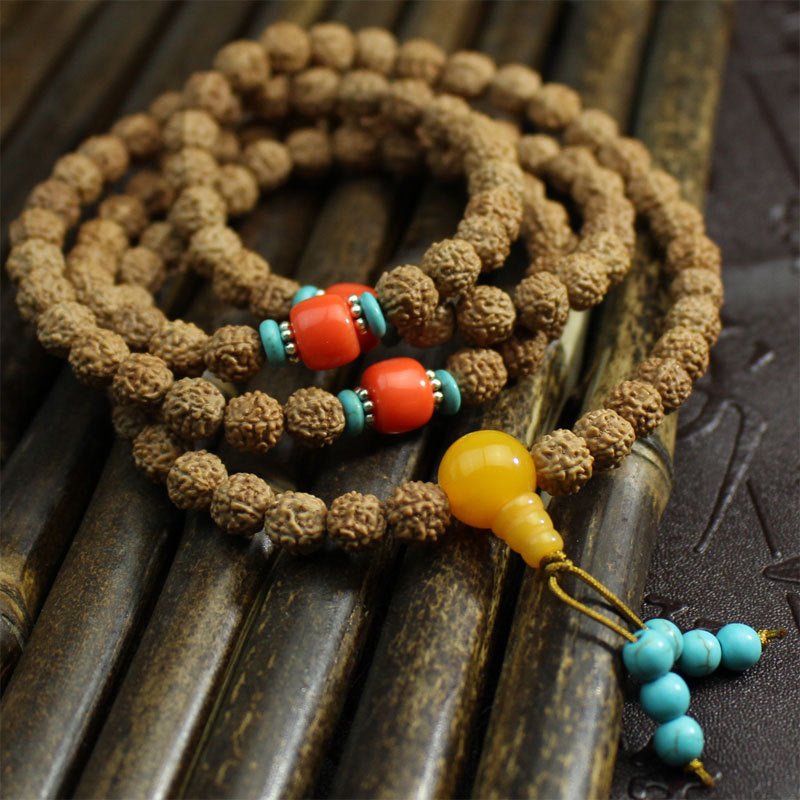 Indonesia Seed Rudraksha Mala - Rudraksha