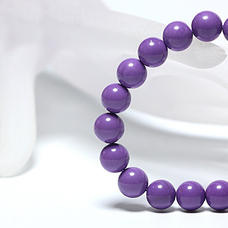 Lepidolite Bracelet - Rudraksha Mala Jewelry