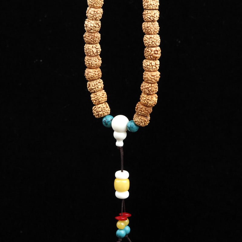 Mala Bead Necklace Indonesia Seed - Rudraksha Mala Jewelry