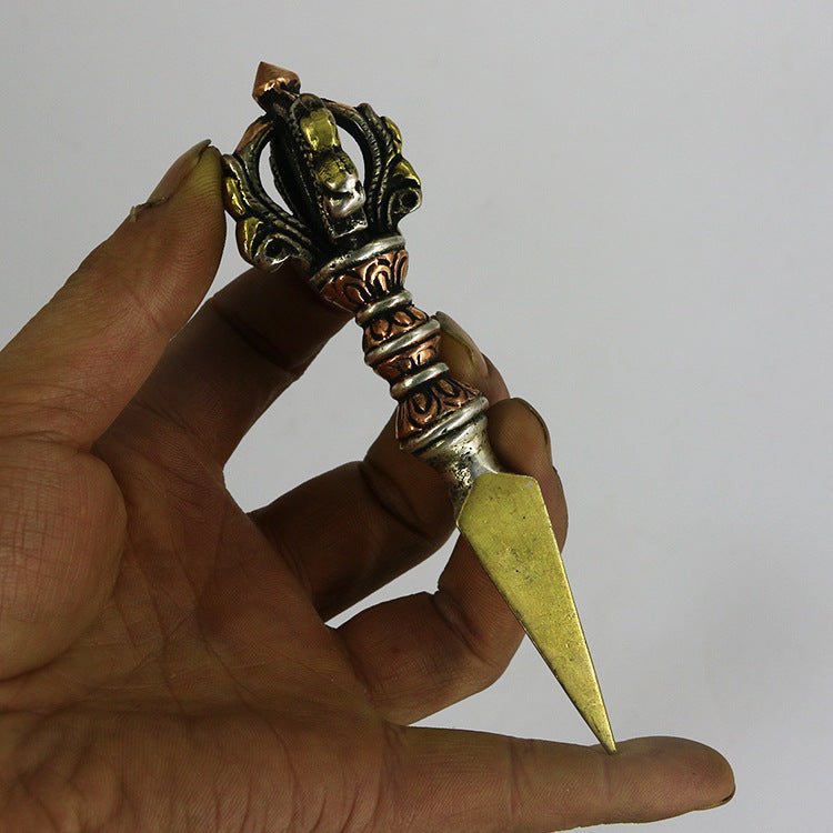 Nepal Handmade Tibetan Dorje Vajra - Rudraksha Mala Jewelry