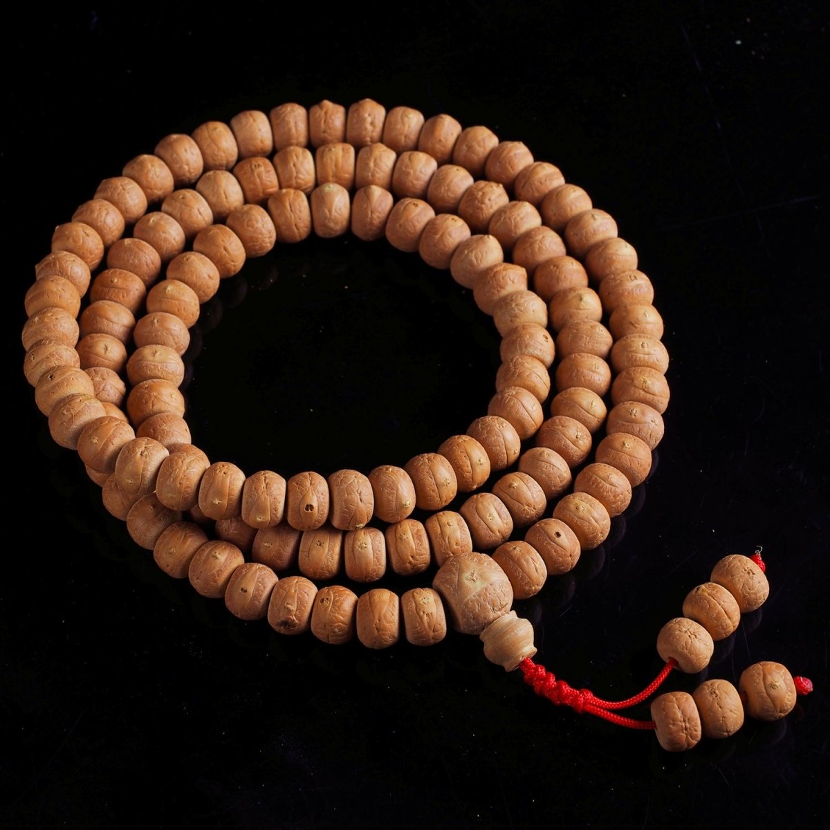 Phoenix Eye Buddhist Mala Beads - Rudraksha Mala Jewelry