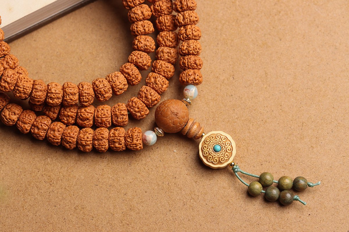 Rudraksha Mala Beads 108 - Rudraksha Mala Jewelry