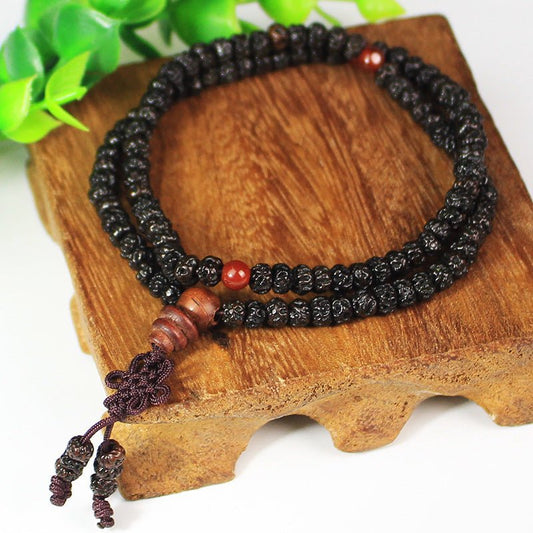 Ruyi Bodhi Beads Bracelet - Rudraksha Mala Jewelry