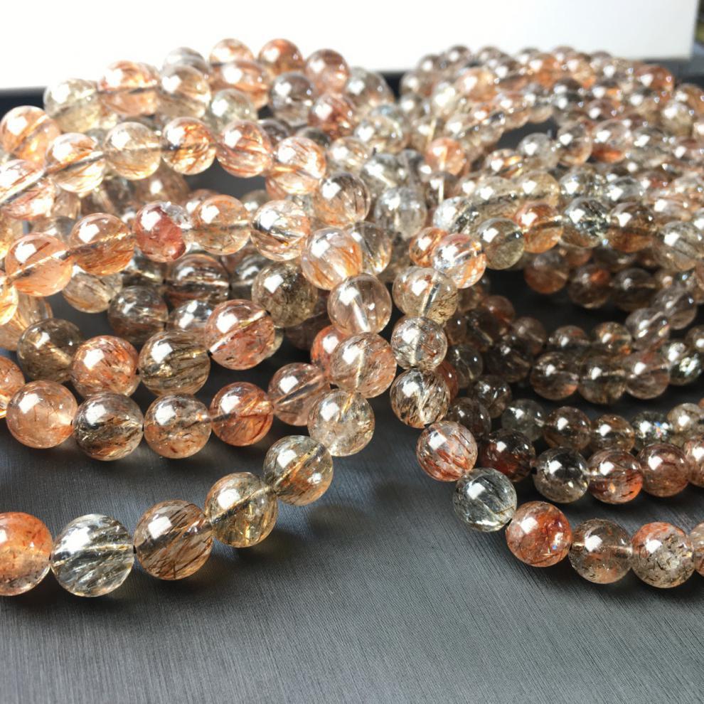 Super Seven Crystal Bracelet - Rudraksha Mala Jewelry