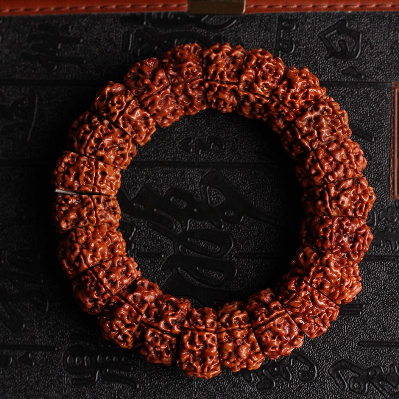 Tibentan Buddha Beads Bracelet - Rudraksha Mala Jewelry