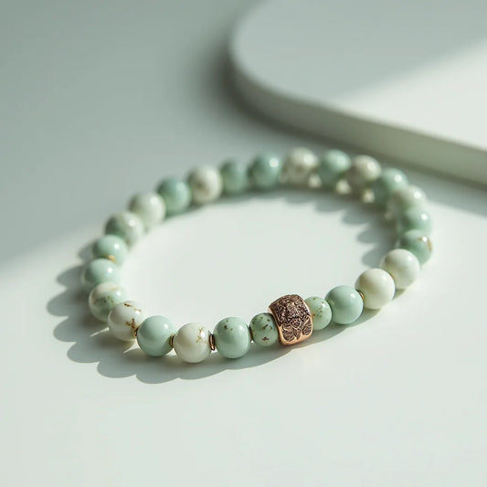 Harmony Bracelet Howlite - Harmony Bracelet Howlite for Calm Focus and Clarity
