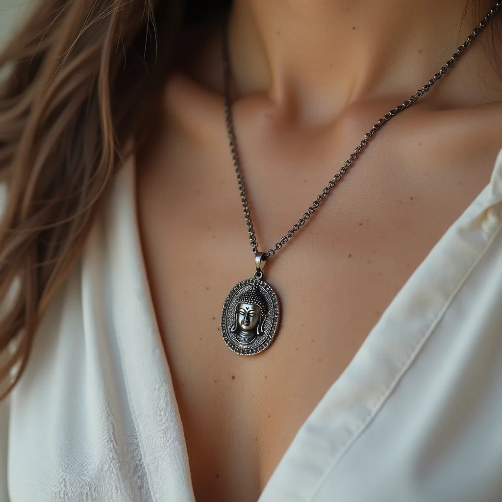 Buddha Pendant Necklace - Buddha Pendant Necklace – Calm Mindful Style for Everyday