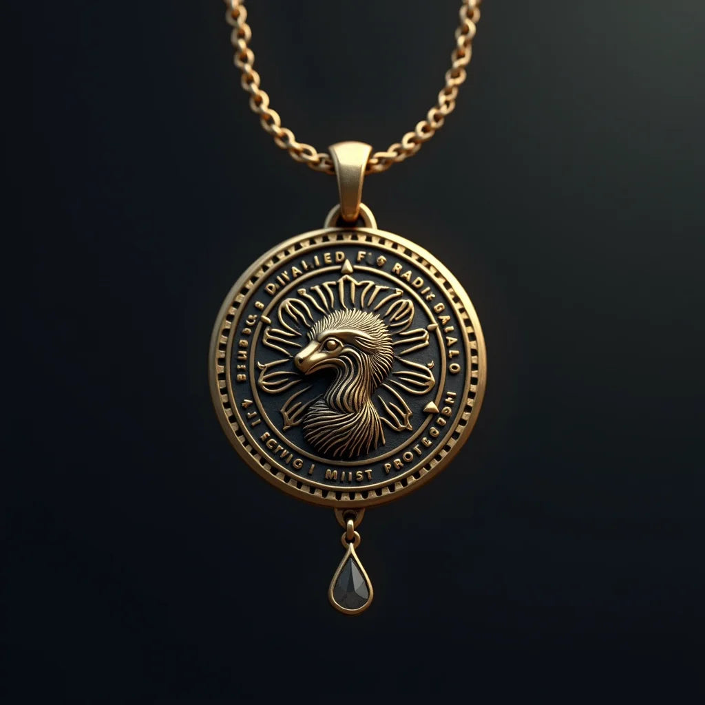 Gau Amulet Locket Guide Protect Your Energy | Rudraksha Mala Jewelry