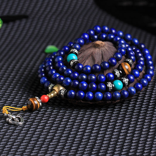 Imitated Lapis Lazuli Mala Beads