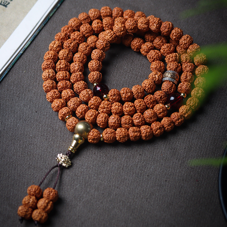 Mala Bead Necklace Nepal Seed