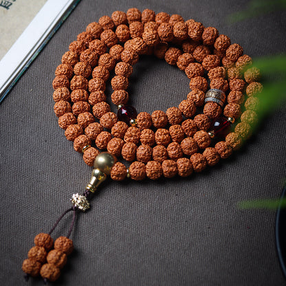 Mala Bead Necklace Nepal Seed