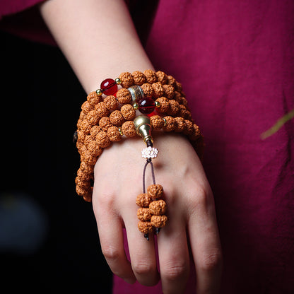 Mala Bead Necklace Nepal Seed