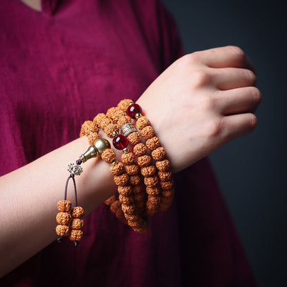 Mala Bead Necklace Nepal Seed