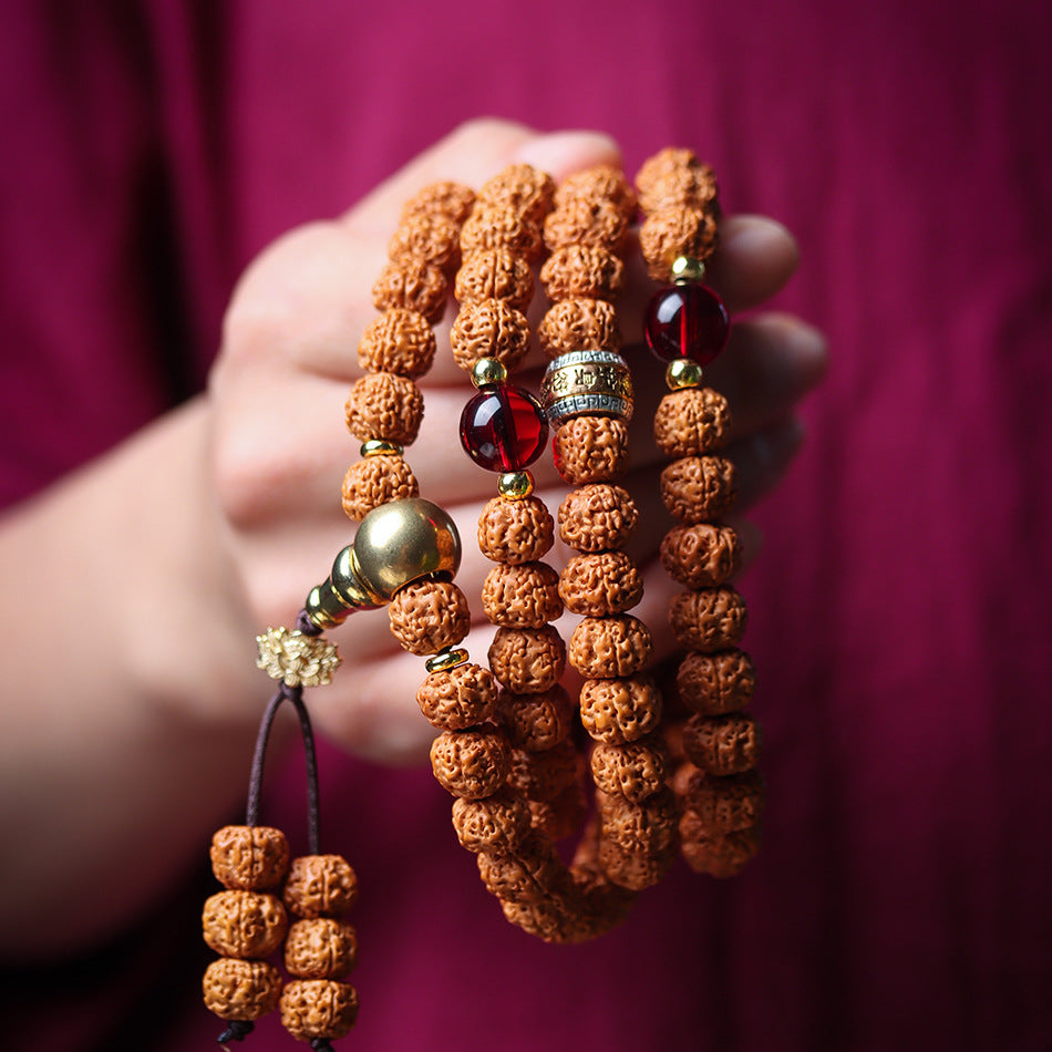 Mala Bead Necklace Nepal Seed