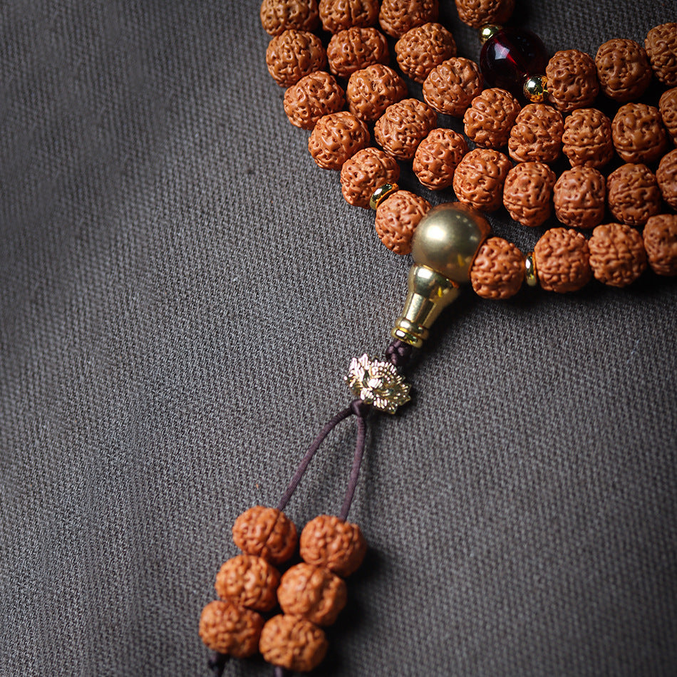 Mala Bead Necklace Nepal Seed