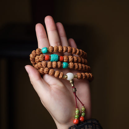Nepal Small Rudraksha Japa Mala