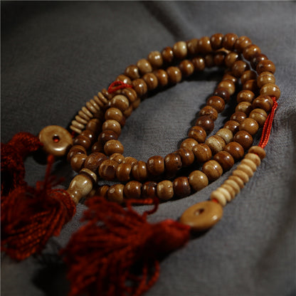 Old Tibetan Mala Beads - Yak Bone
