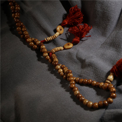Old Tibetan Mala Beads - Yak Bone