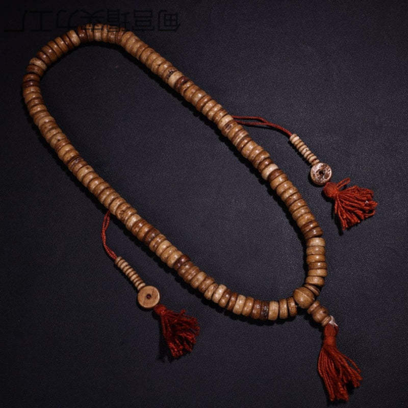 Old Tibetan Prayer Beads - Yak Bone