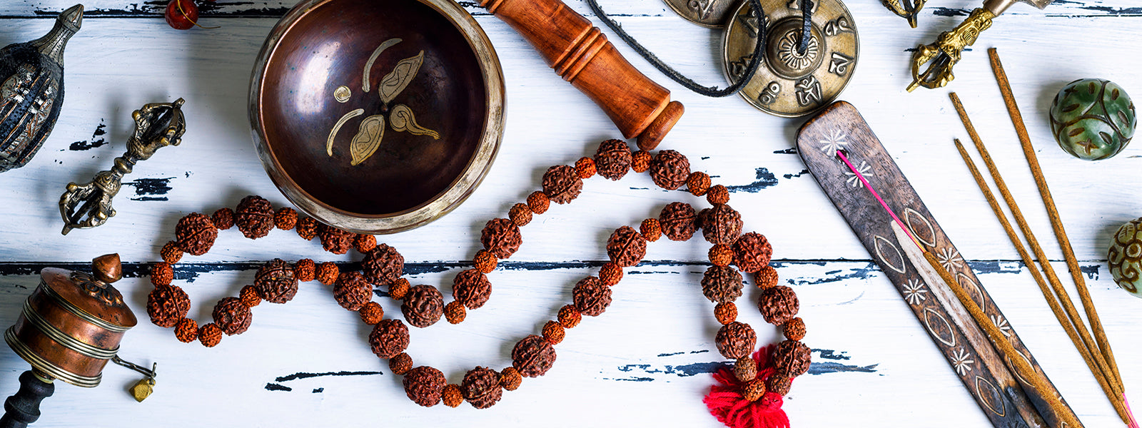 Banner Image with Rudraksha Mala Jewelry Logo