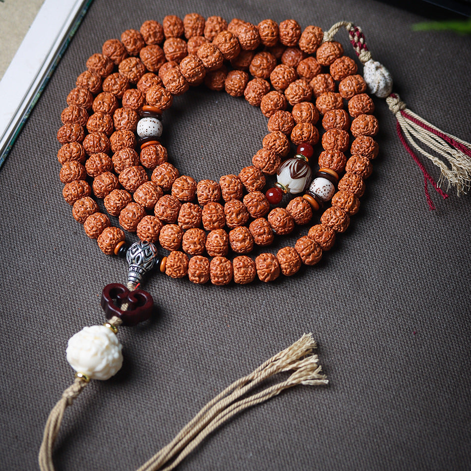 Nepal Small Seeds Rudraksha Mala Beads – Rudraksha Mala Jewelry