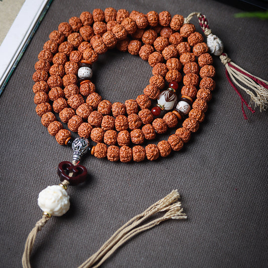 Nepal Small Seeds Rudraksha Mala Beads
