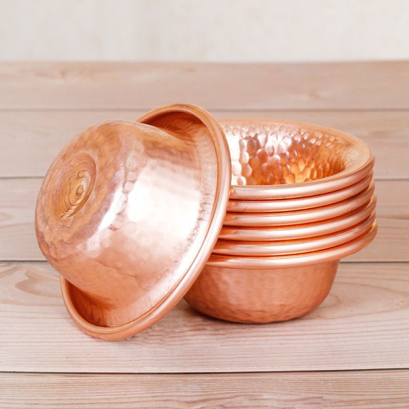 Nepal Copper Buddhist Offering Bowls