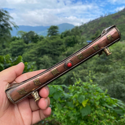 Nepal Handmade Om Mani Vintage Incense Burner