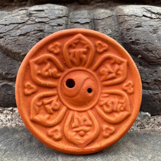 2024 New Nepal Om Ceramic Incense Burner Holder - Rudraksha Mala Jewelry